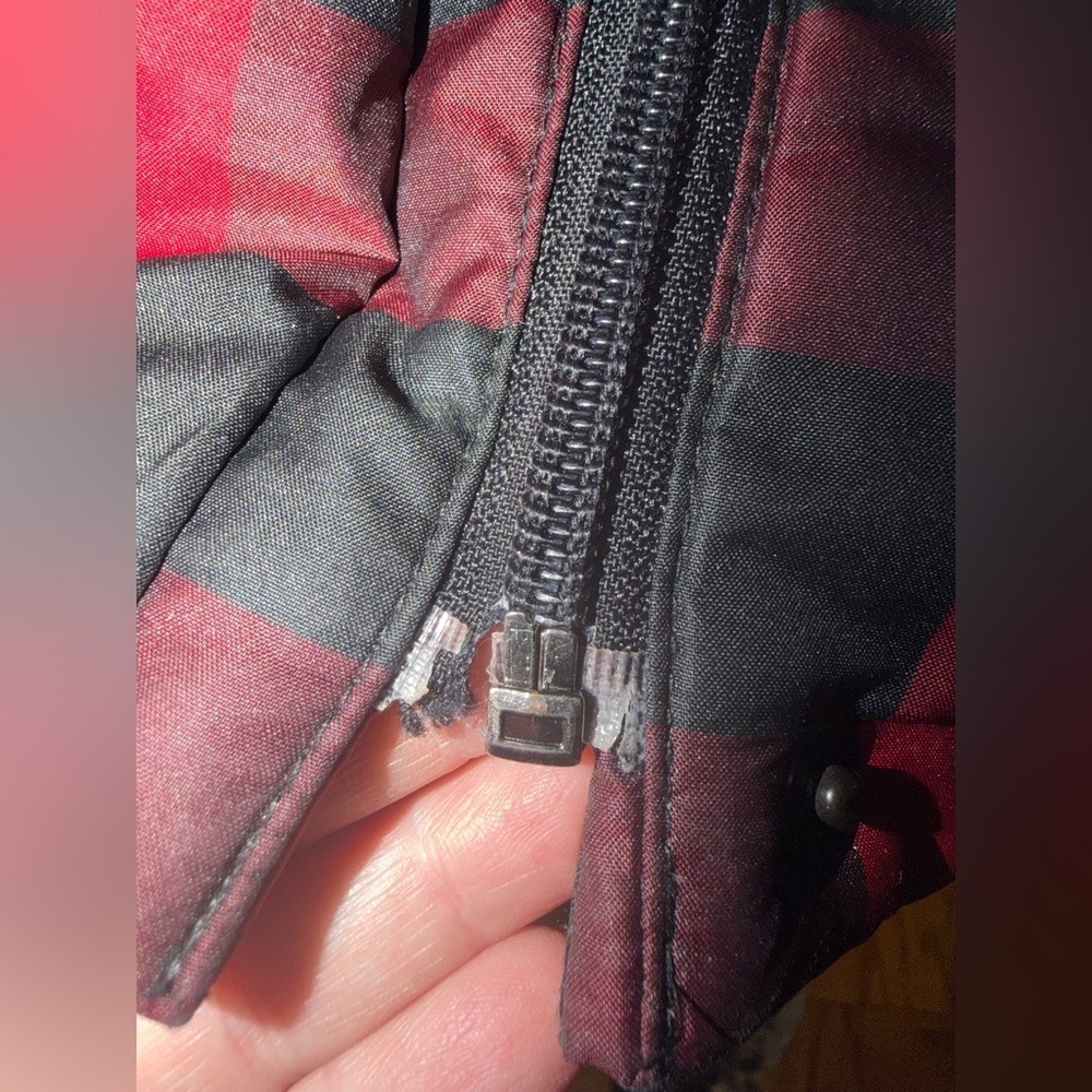 Ralph Lauren Buffalo Plaid Down Coat Parka - Picture 12 of 14